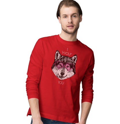 I Wolf You - Adult Unisex Long Sleeve T-Shirt