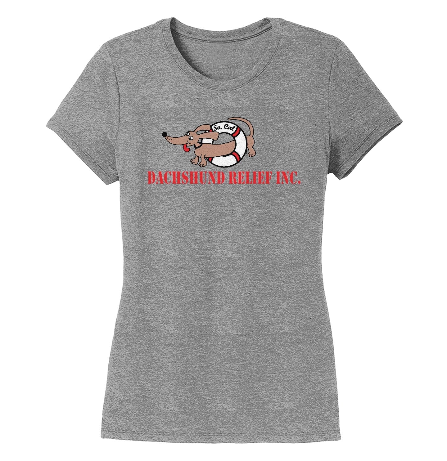 So Cal Dachshund Relief Logo - Women's Tri-Blend T-Shirt