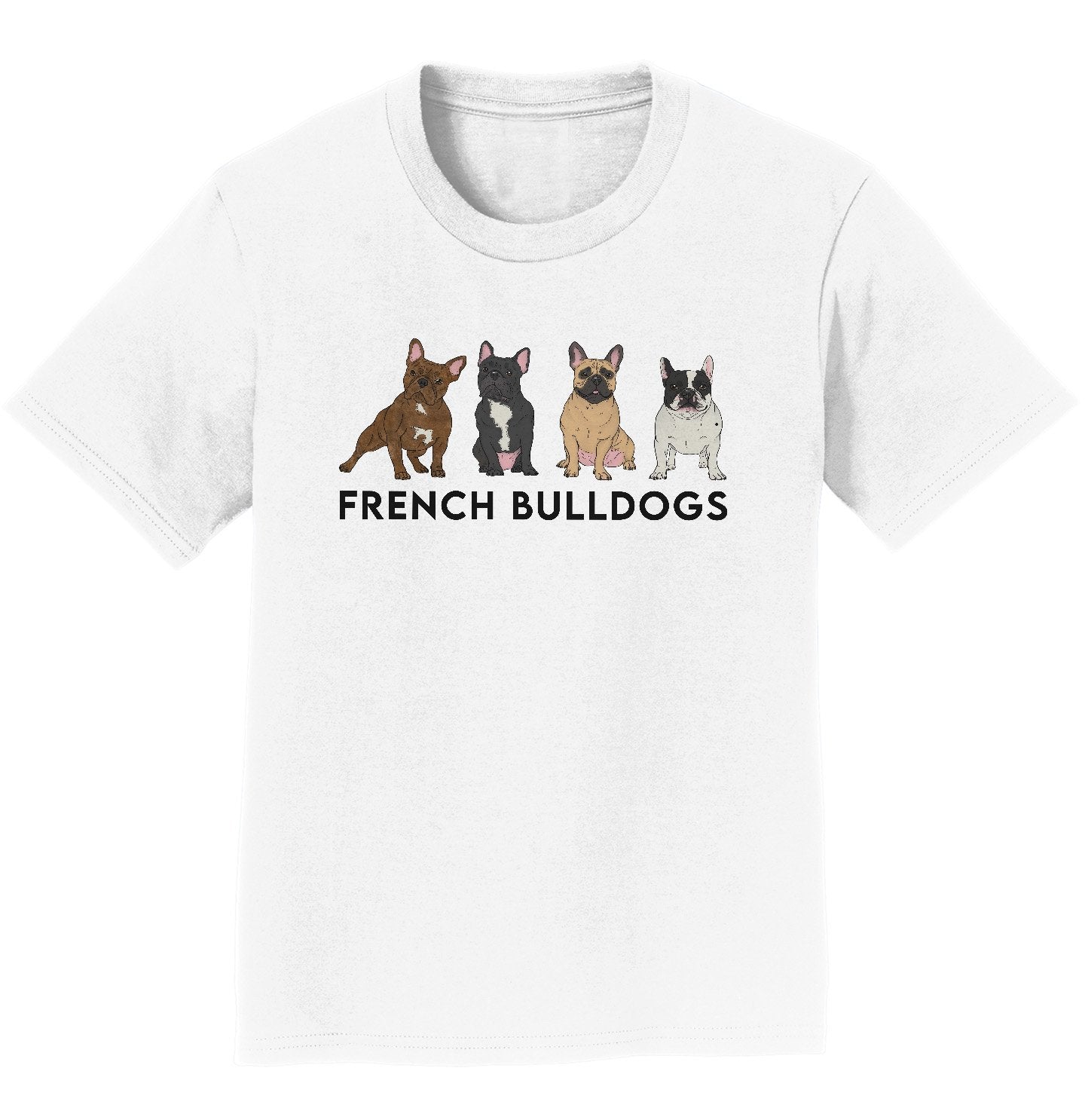 French Bulldogs Lineup - Kids' Unisex T-Shirt