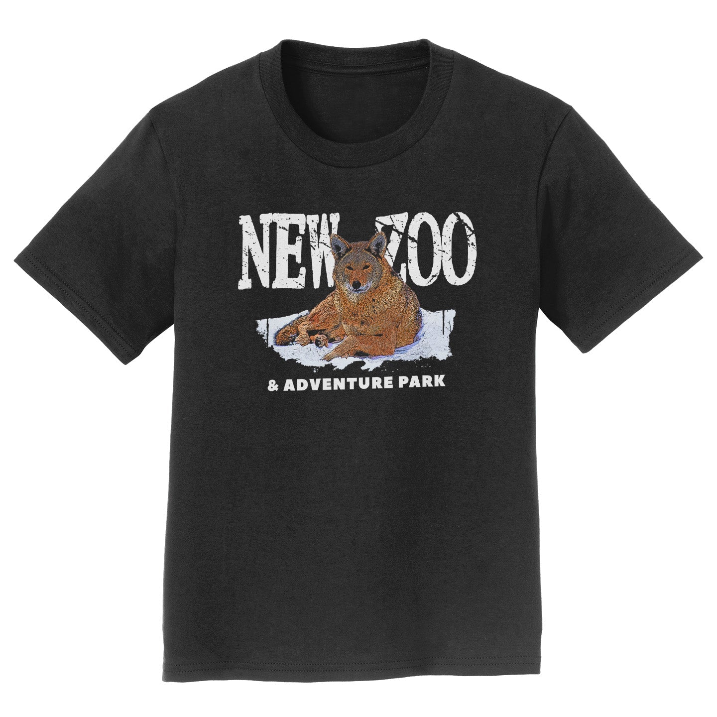 NEW Zoo & Adventure Park - NEW Zoo Red Wolf Art - Kids' Unisex T-Shirt