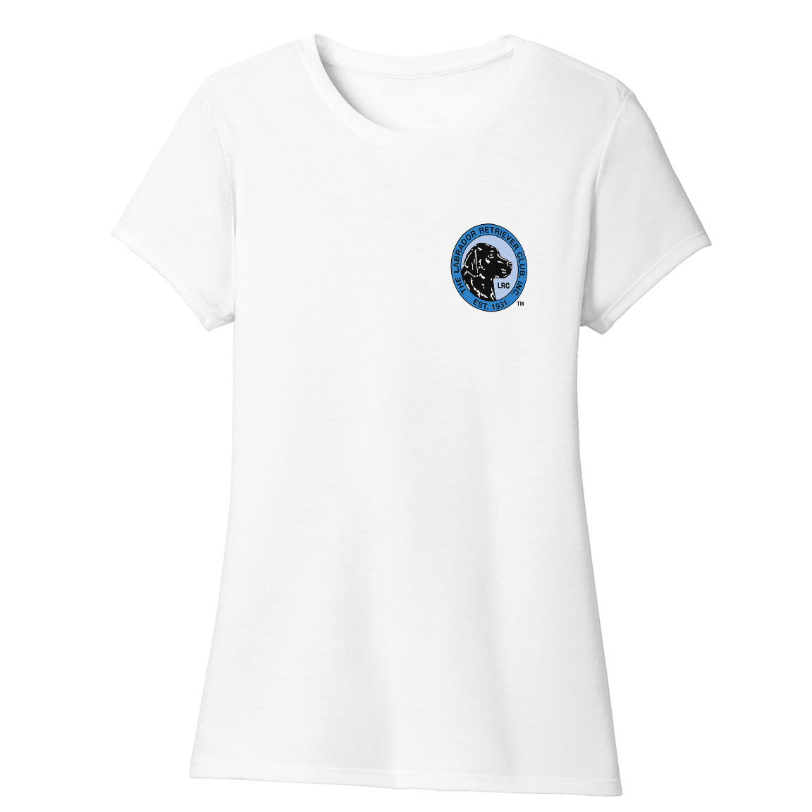 LRC Left Chest Blue Logo - Women's Tri-Blend T-Shirt