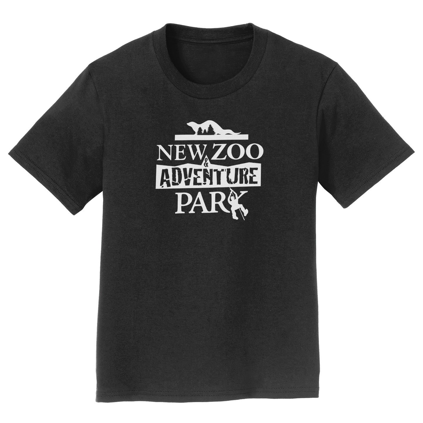 NEW Zoo and Adventure Park Black & White Logo - Kids' Unisex T-Shirt