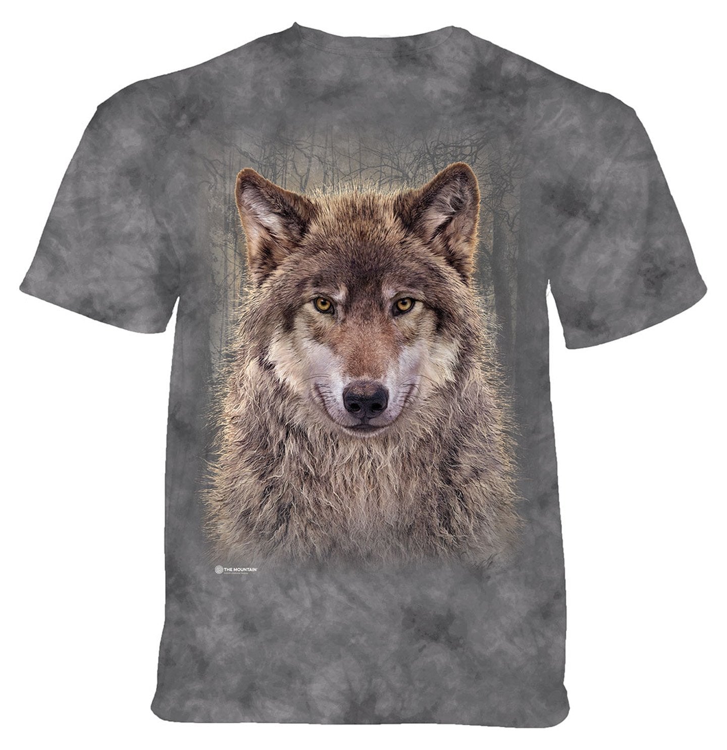The Mountain - Grey Wolf Forest - Adult Unisex T-Shirt