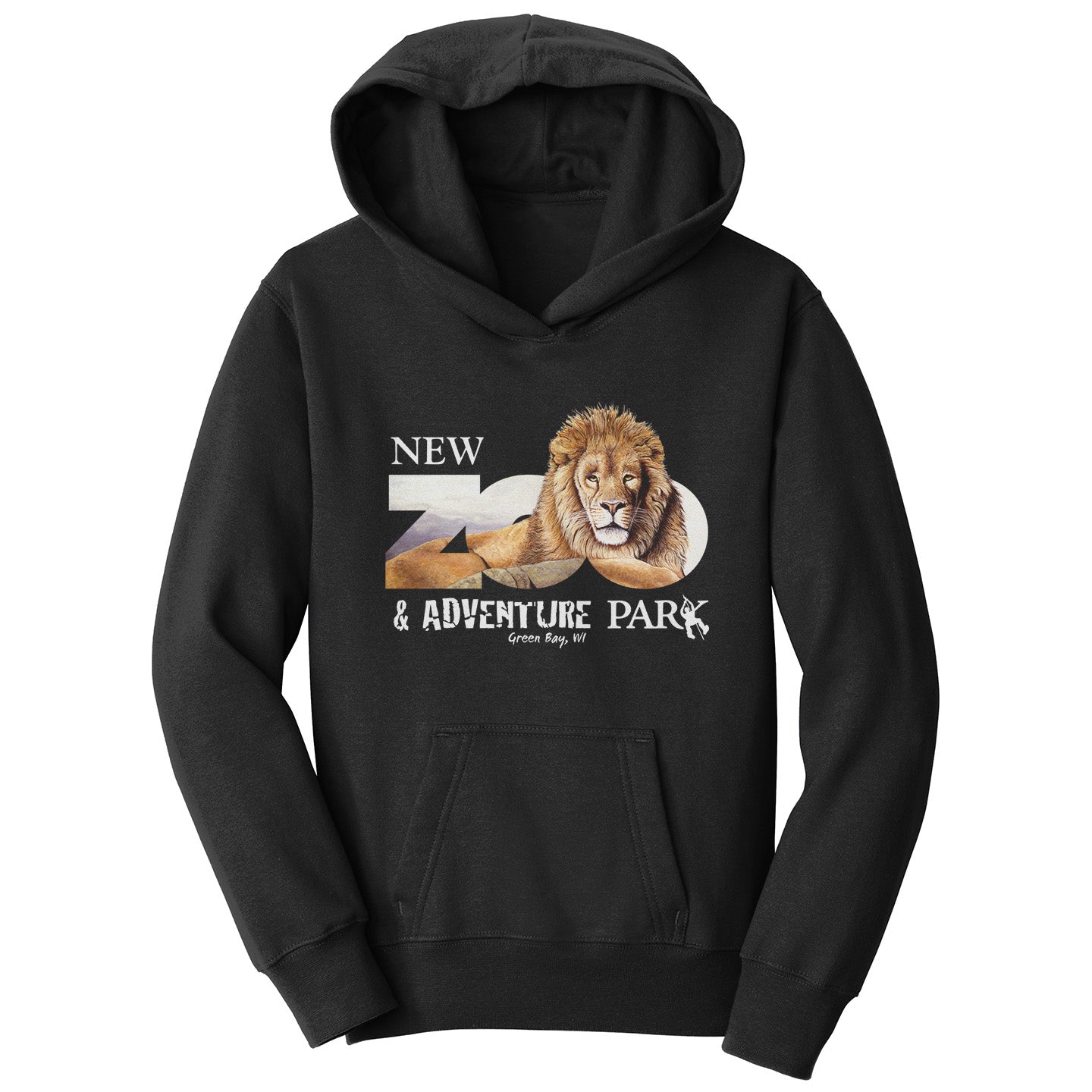 NEW Zoo Lion Logo - Kids' Unisex Hoodie Sweatshirt