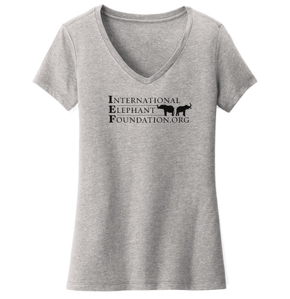 IEF Logo - Ladies' V-Neck T-Shirt