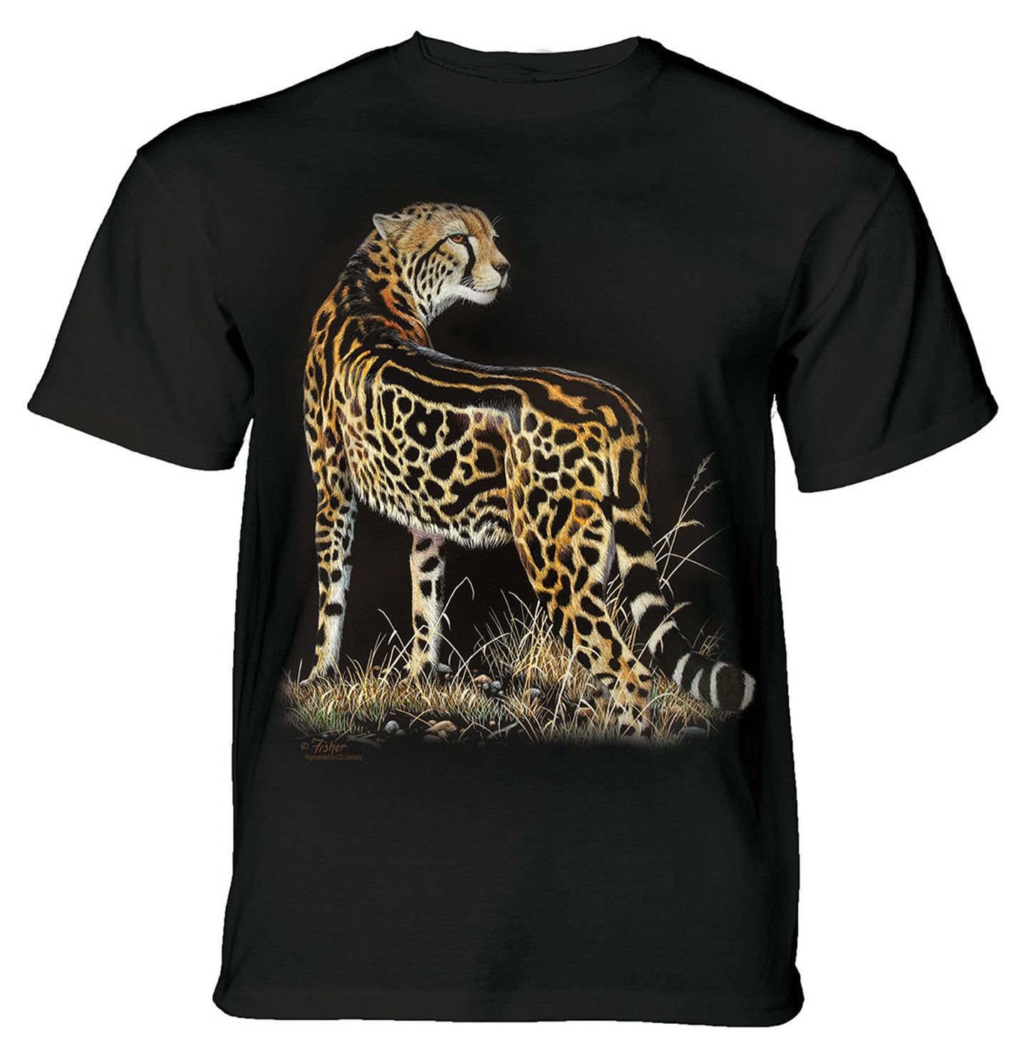 The Mountain - King Cheetah - Adult Unisex T-Shirt