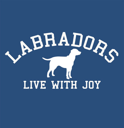 Labradors Live With Joy on Navy - Pigment Dyed Hat