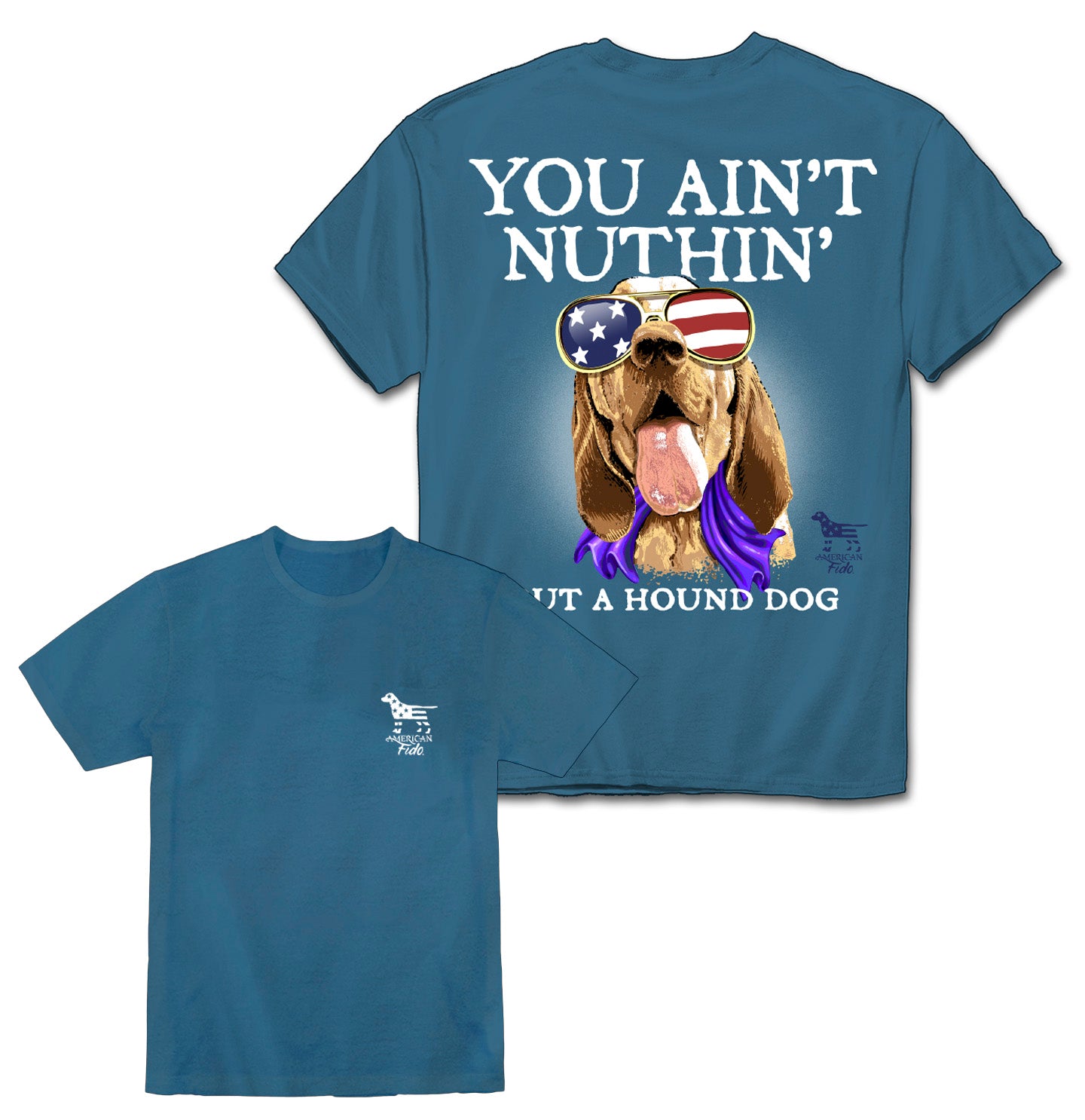 Hound Dog - Adult Unisex T-Shirt | American Fido