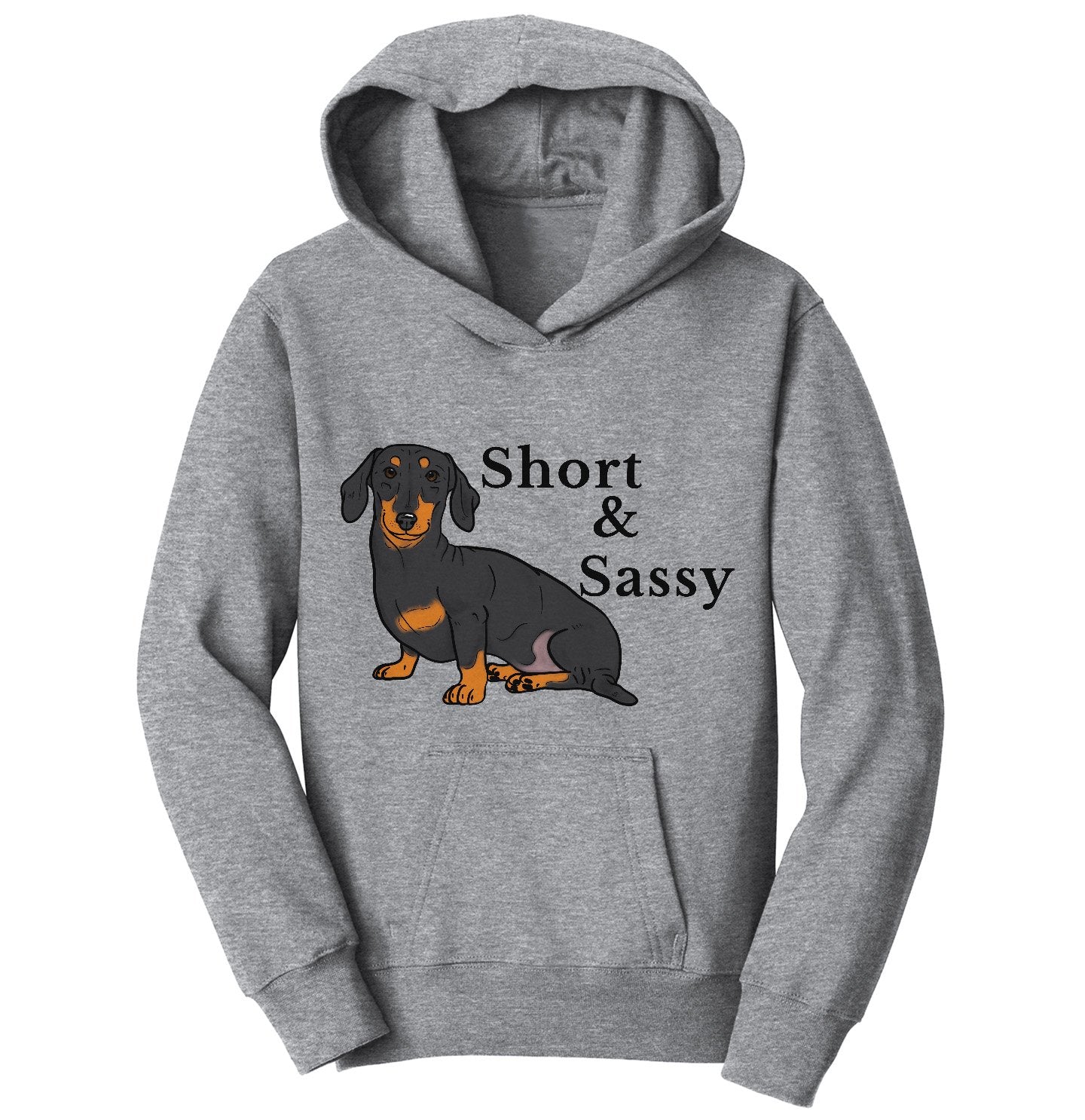 Short and Sassy | Dachshund | Wiener Dog - Kids' Hoodie Sweatshirt
