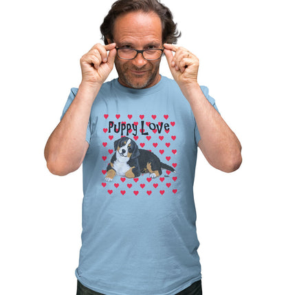 Animal Pride - Bernese Mountain Dog Puppy Love - Adult Unisex T-Shirt