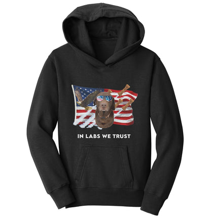 In Lab we Trust Chocolate - Kids' Unisex Hoodie Sweatshirt