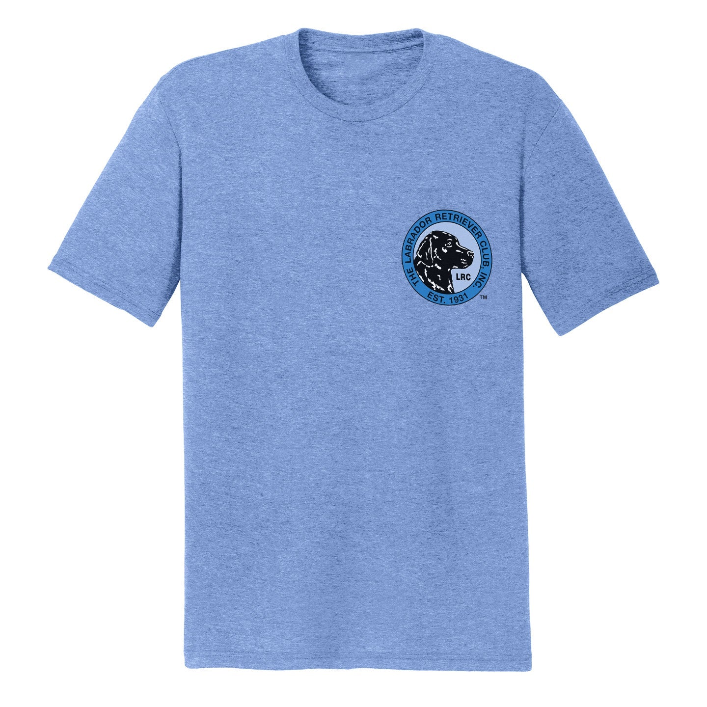 LRC Left Chest Blue Logo - Adult Tri-Blend T-Shirt