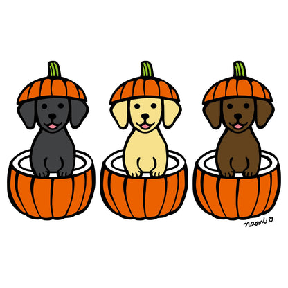 3 Pumpkin Lab Pups - Kids' Unisex T-Shirt