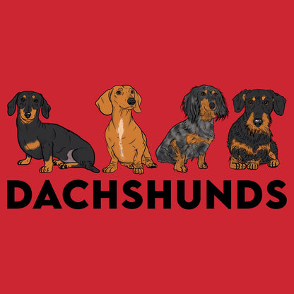 Dachshunds - Adult Unisex Long Sleeve T-Shirt