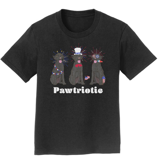 4th of July Patriotic Black Lab - Kids' Unisex T-Shirt