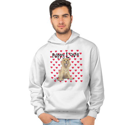 American Cocker Spaniel Puppy Love - Adult Unisex Hoodie Sweatshirt