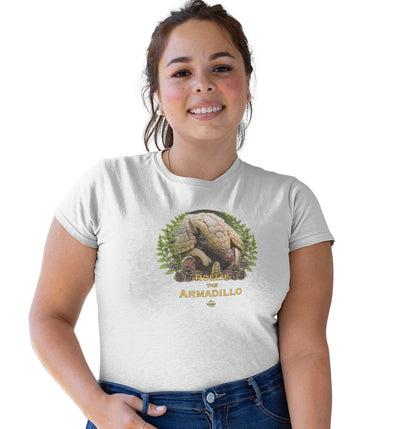 Rollie the Armadillo - Women's Tri-Blend T-Shirt