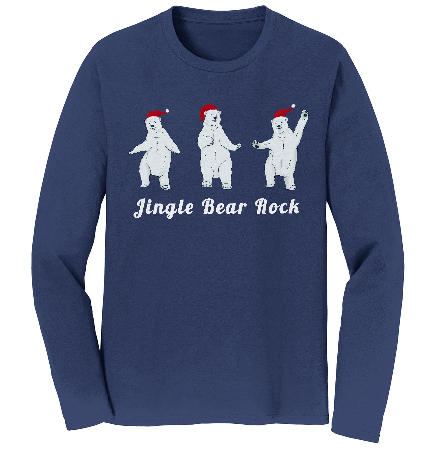 Jingle Bear Rock - Adult Unisex Long Sleeve T-Shirt