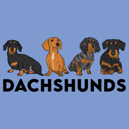 Dachshunds - Adult Tri-Blend T-Shirt