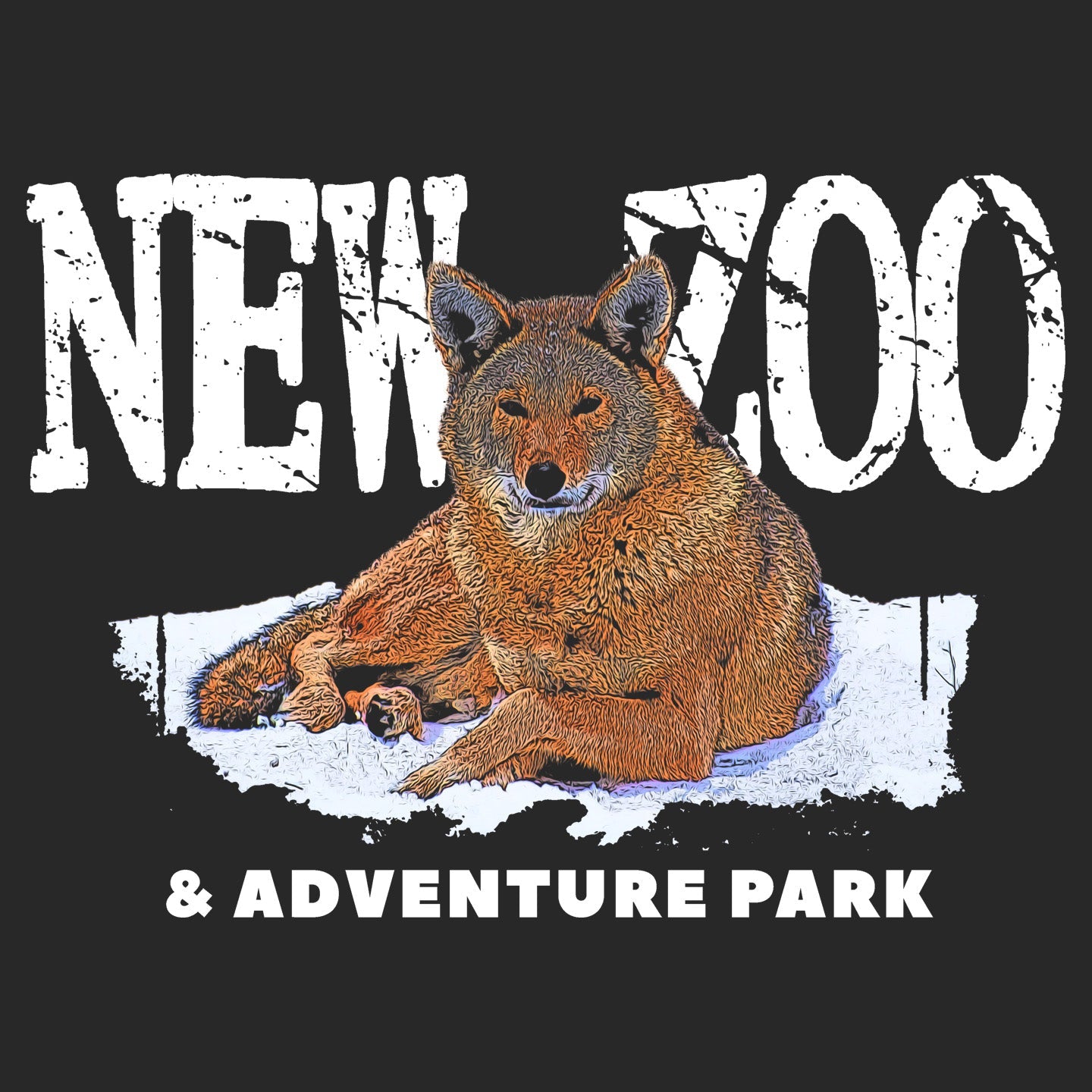 NEW Zoo Logo Red Wolf Art - Kids' Unisex T-Shirt