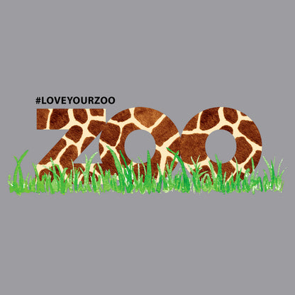 Love Your Zoo Giraffe Pattern - Adult Adjustable Face Mask