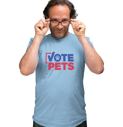 Vote Pets Stacked Logo - Adult Unisex T-Shirt