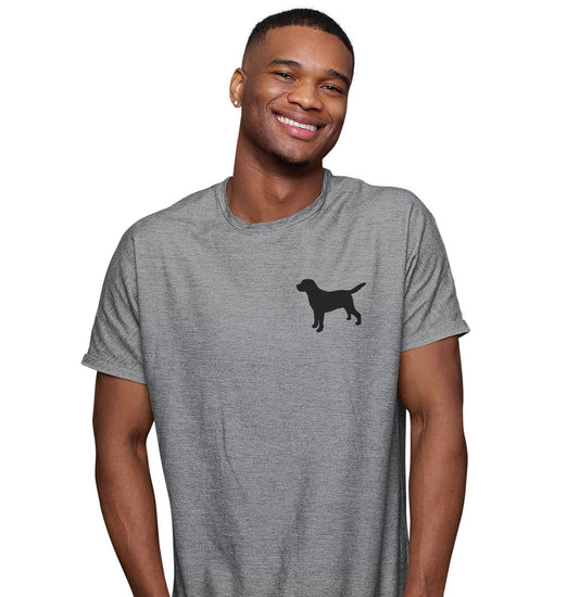 Labrador Silhouette Small - Adult Unisex T-Shirt