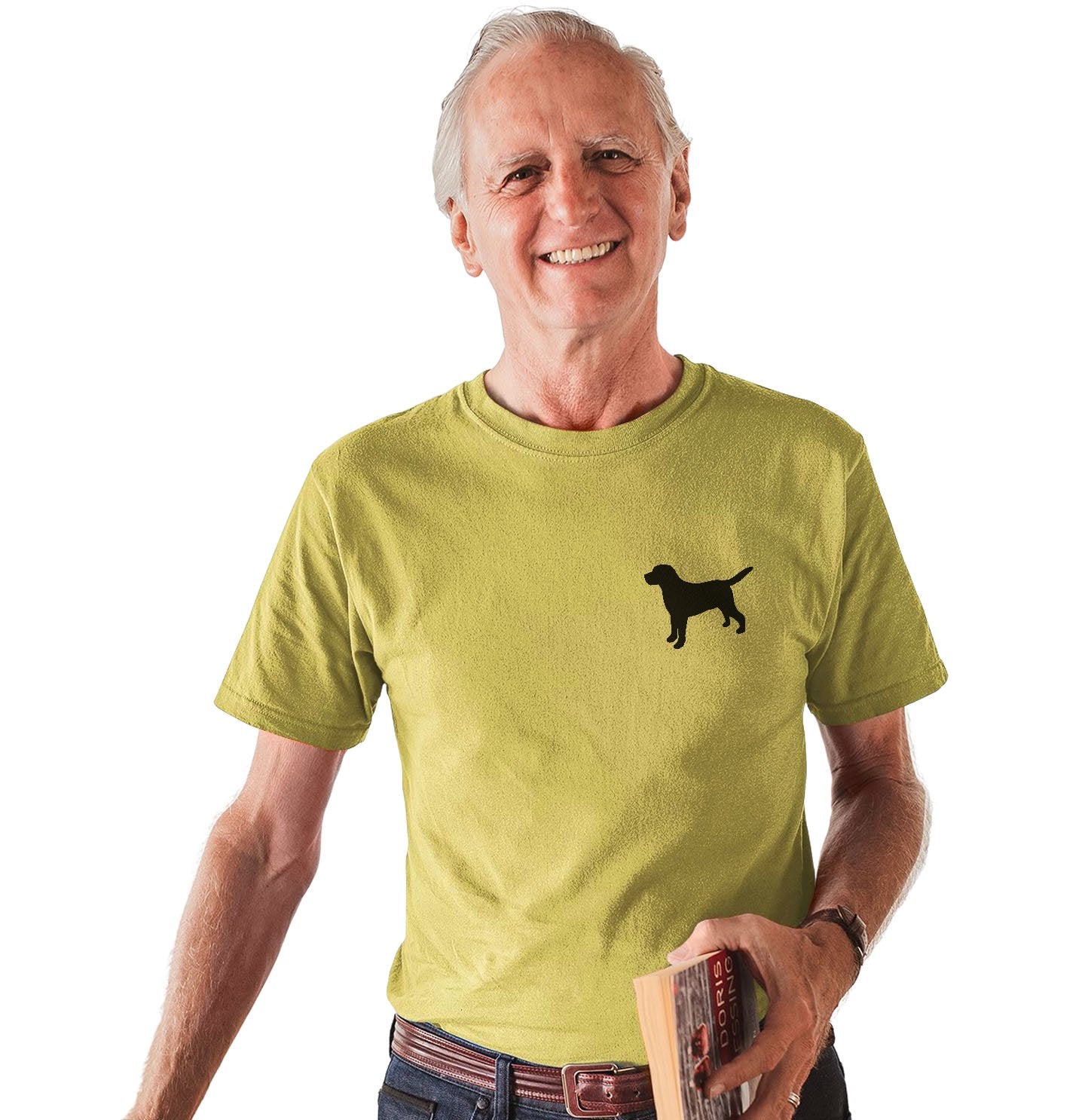 Labrador Silhouette Small - Adult Unisex T-Shirt