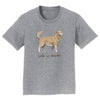 Life Is Golden - Kids' Golden Retriever T-Shirt | Animal Pride