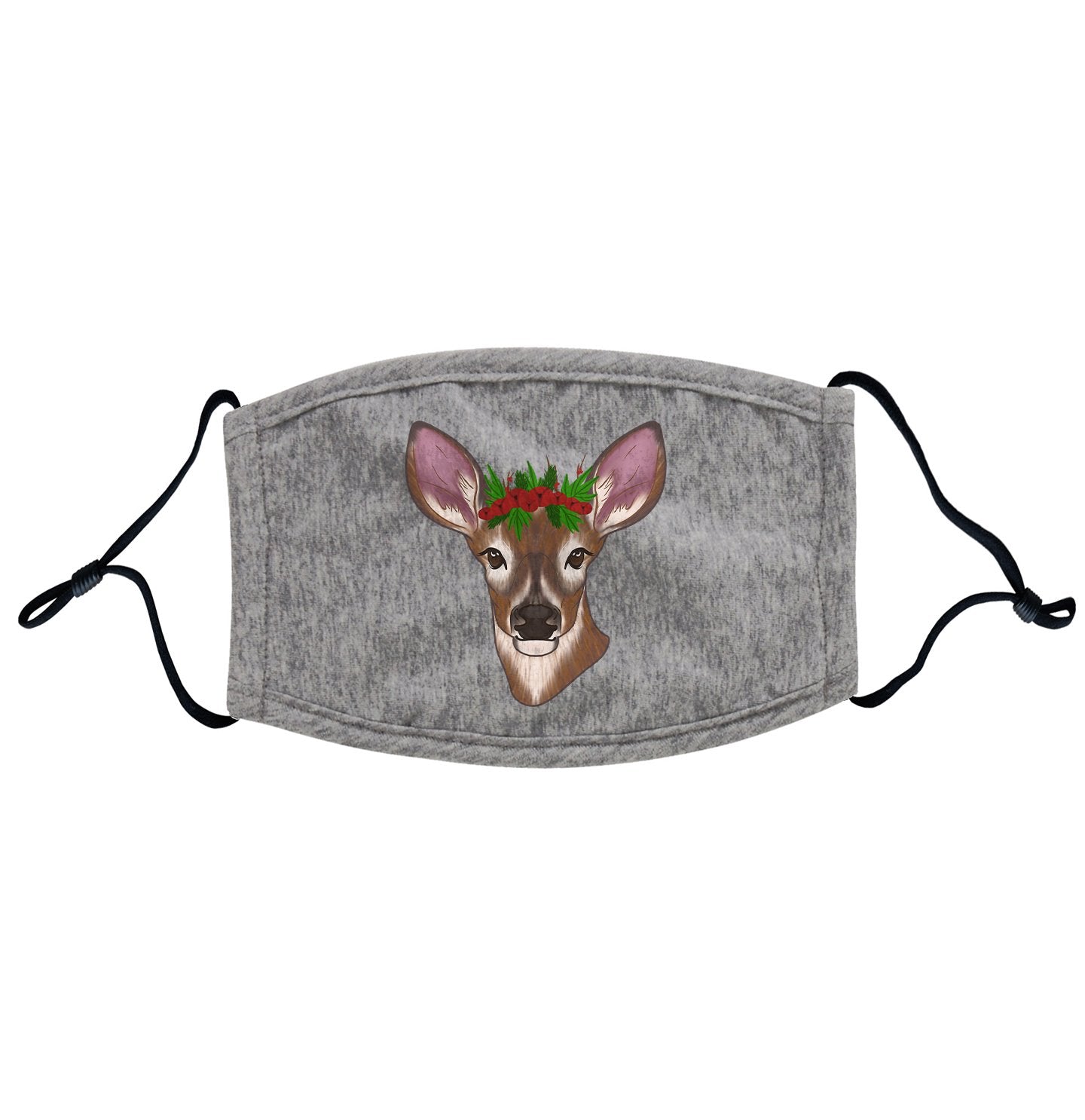 Christmas Doe Head - Adult Adjustable Face Mask