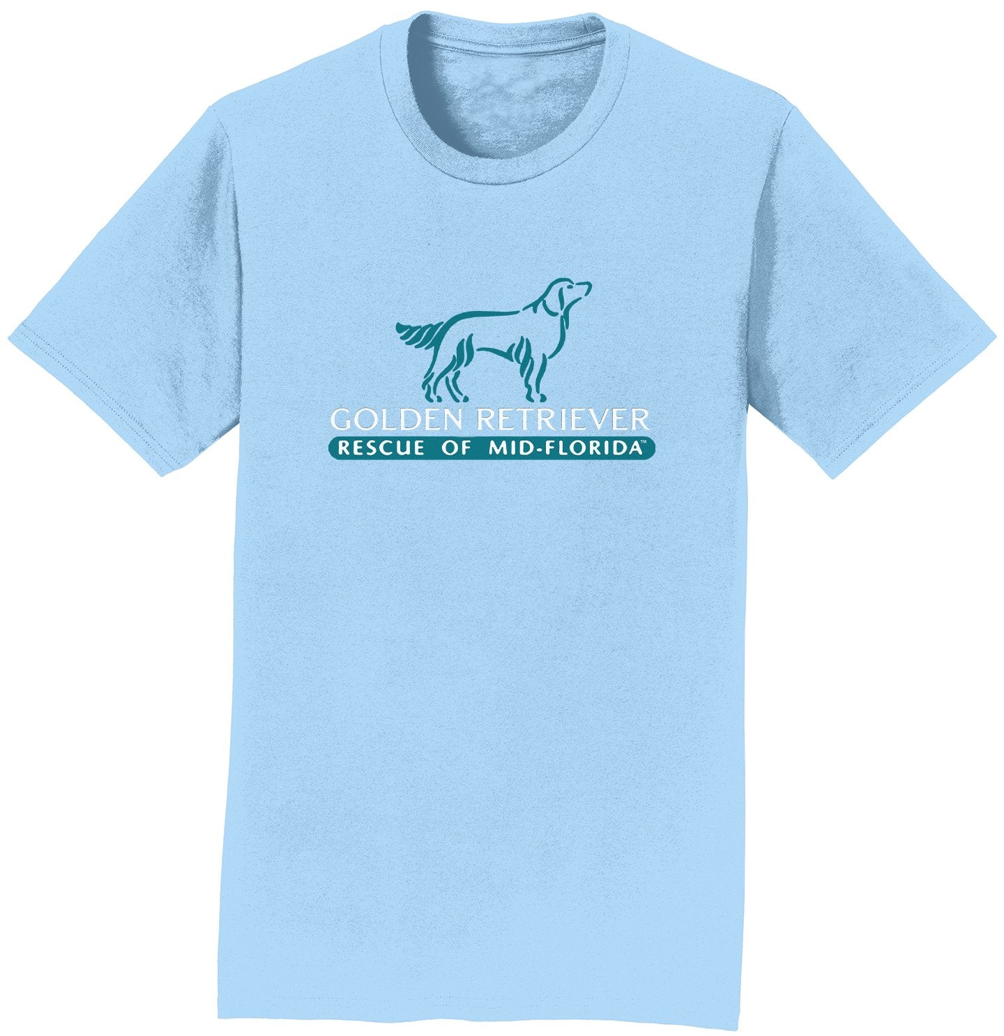 Golden Retriever Rescue of Mid-Florida Logo - Adult Unisex T-Shirt