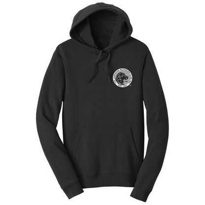 LRC Left Chest Black & White Logo - Adult Unisex Hoodie Sweatshirt