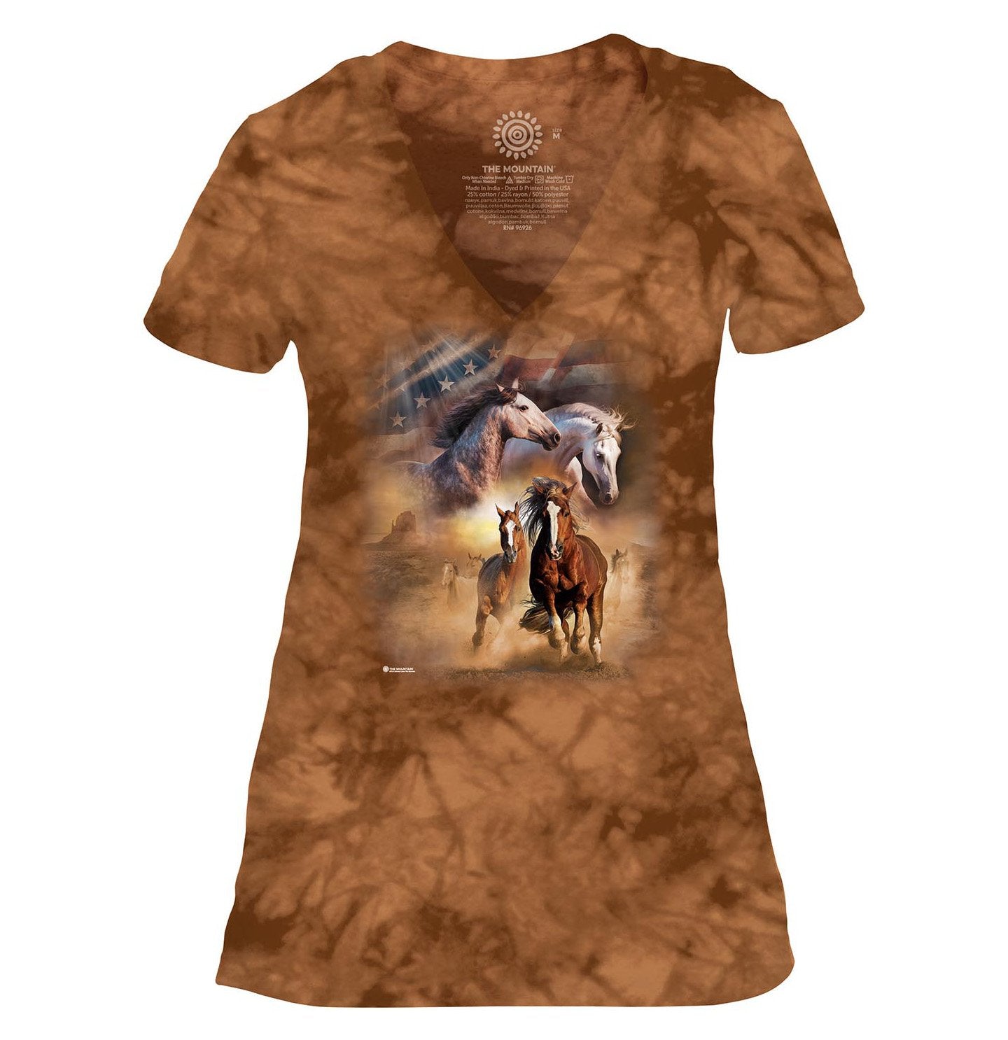 Born Free - Women's Tri-Blend V-Neck T-Shirt