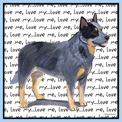 Australian Cattle Dog Love Text - Kids' Unisex T-Shirt