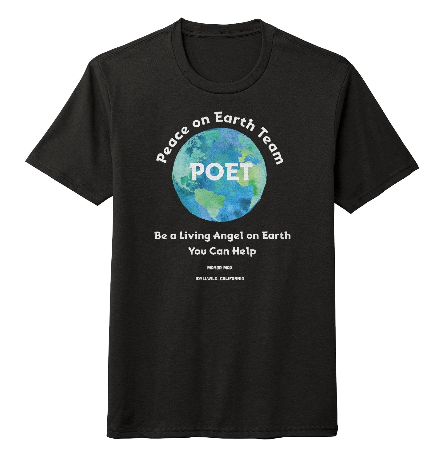 Mayor Max - POET Logo - Adult Tri-Blend T-Shirt