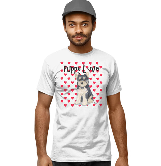 Animal Pride - Yorkie Puppy Love - Adult Unisex T-Shirt