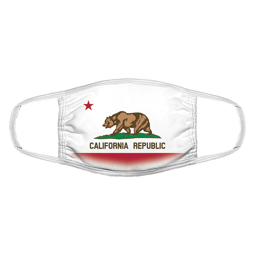 The Mountain - California State Flag - Adult Unisex Face Mask