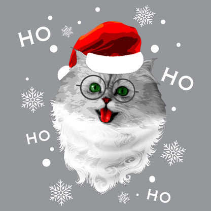 Santa Cat - Adult Unisex Crewneck Sweatshirt