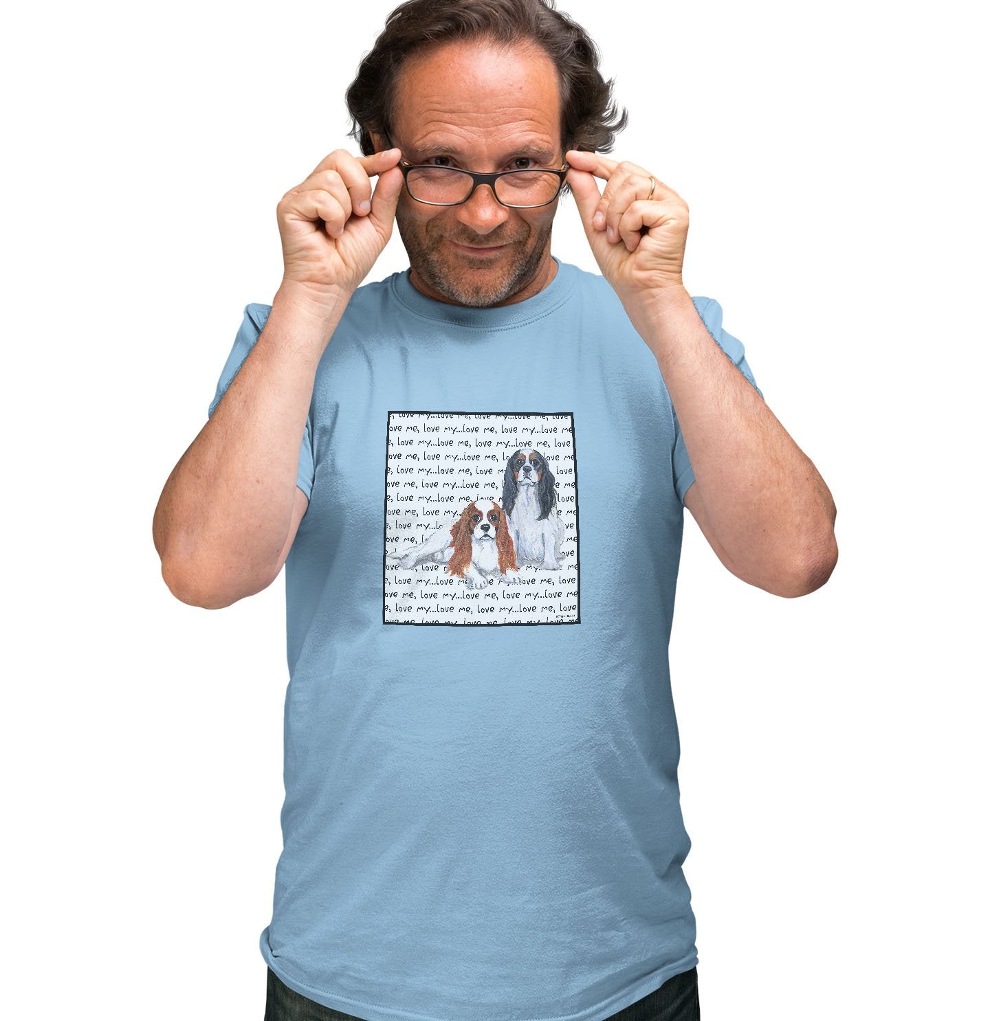 Cavaliers Love Text - Adult Unisex T-Shirt | Zeppa Studios