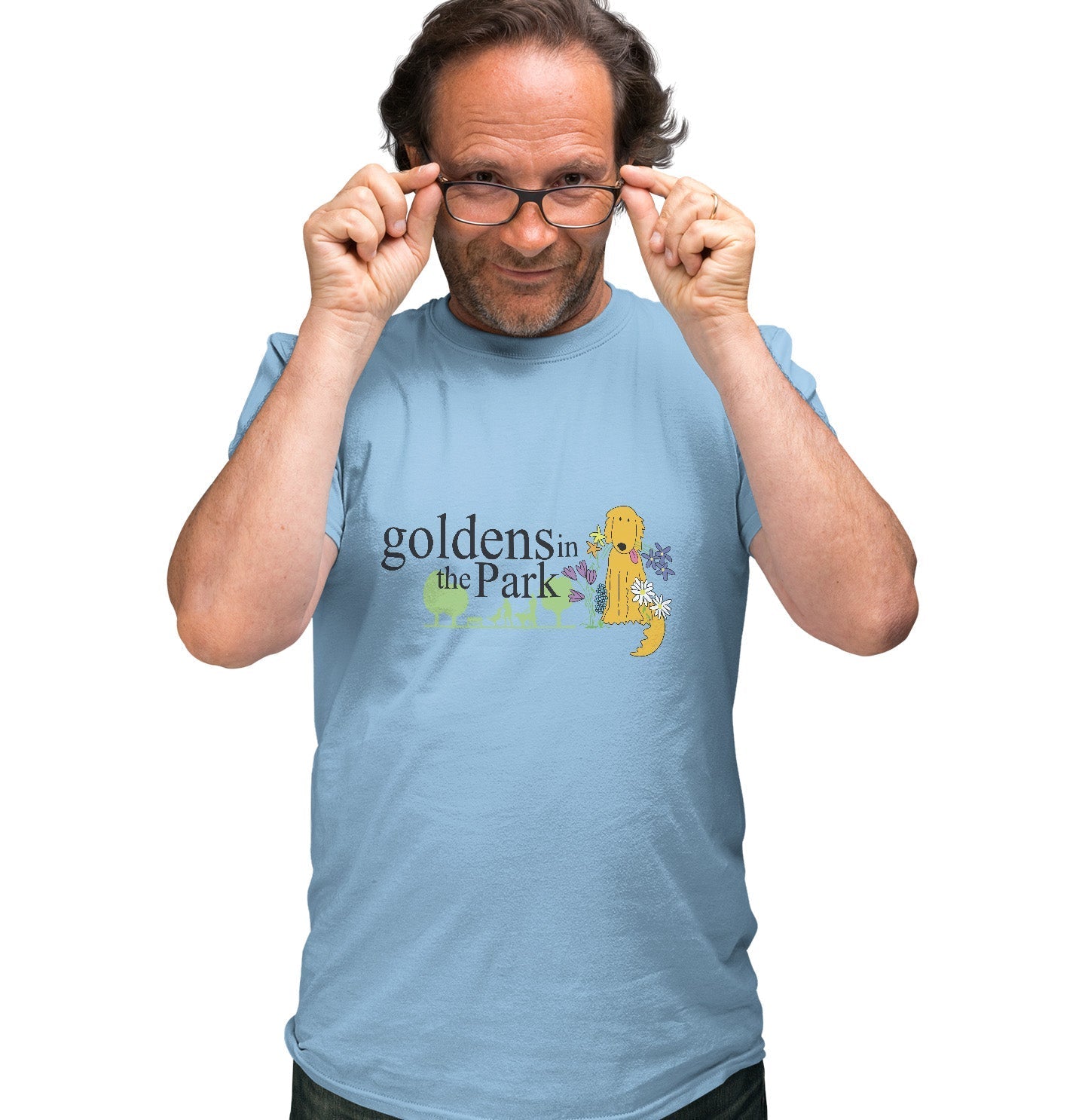 AGK Goldens in the Park - Adult Unisex T-Shirt