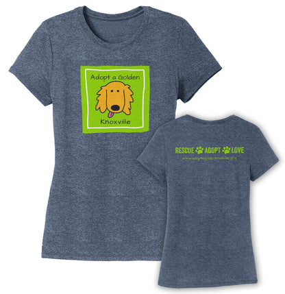 AGK Rescue Adopt Love - Women's Tri-Blend T-Shirt