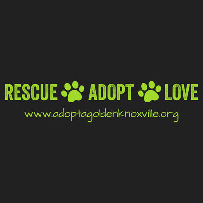 AGK Rescue Adopt Love - Women's V-Neck Long Sleeve T-Shirt