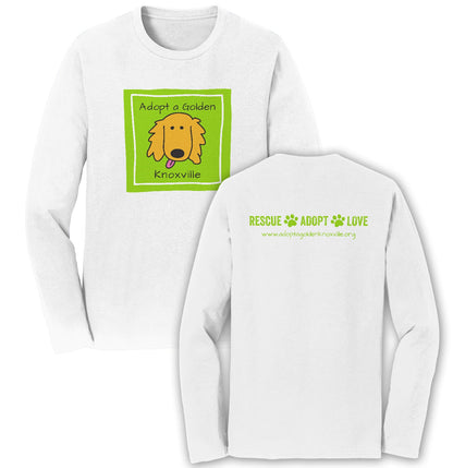 AGK Rescue Adopt Love - Adult Unisex Long Sleeve T-Shirt