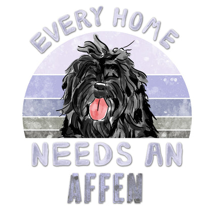 Every Home Needs a Affenpinscher - Women's V-Neck T-Shirt