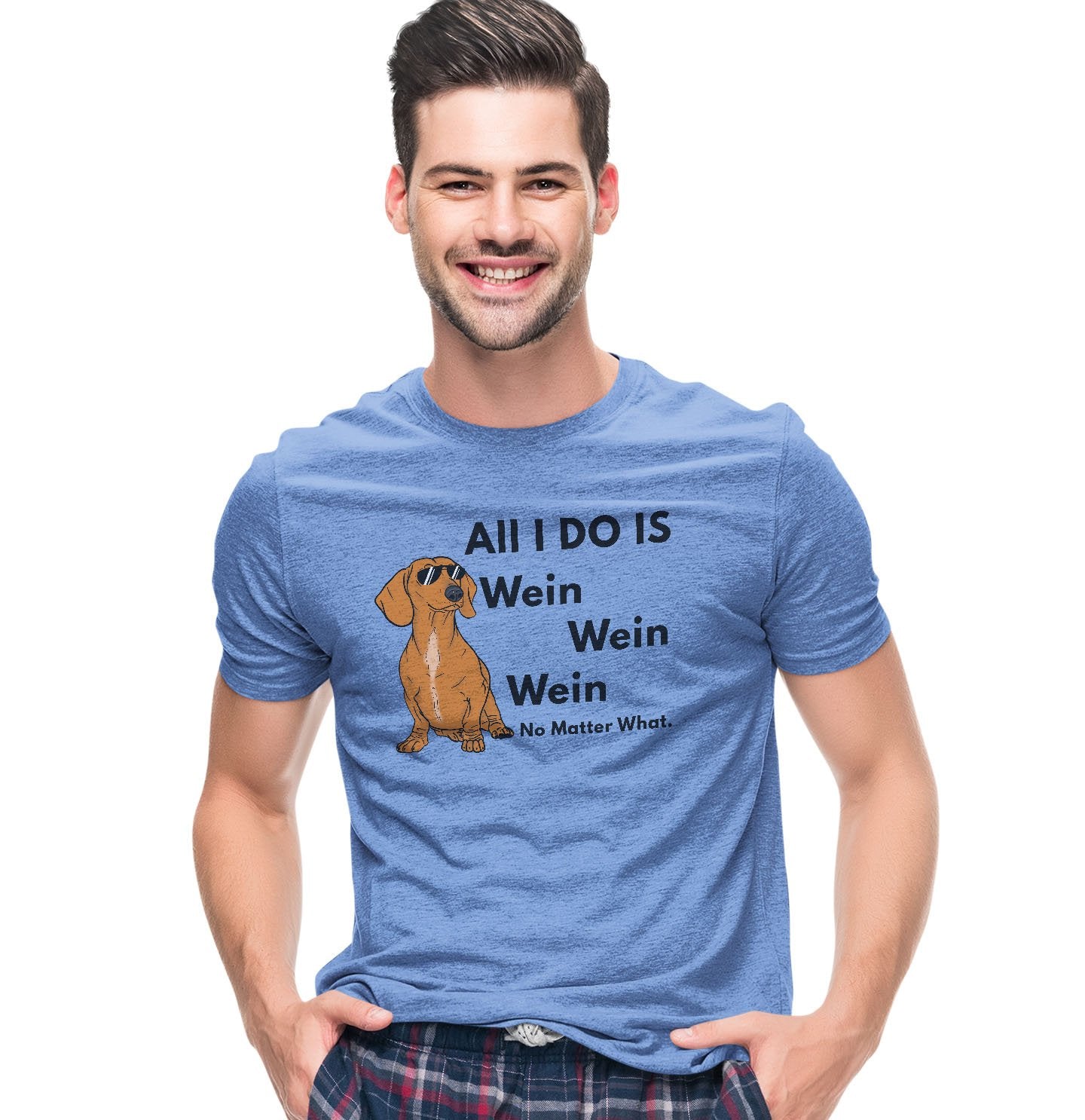 All I Do Is Wien | Dachshunds Wiener Dogs - Tri-Blend T-Shirt