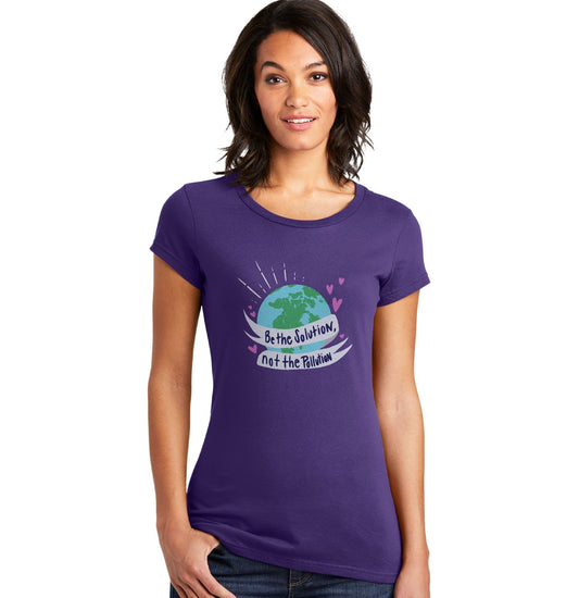 Animal Pride - Be The Solution - Earth Day - Women's Fitted T-Shirt