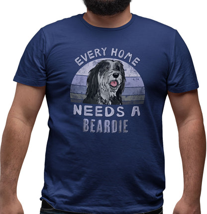 Every Home Needs a Bearded Collie - Adult Unisex T-Shirt