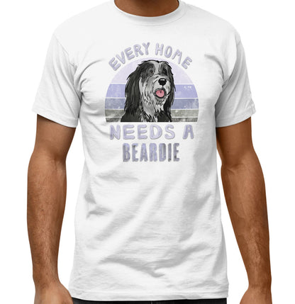 Every Home Needs a Bearded Collie - Adult Unisex T-Shirt