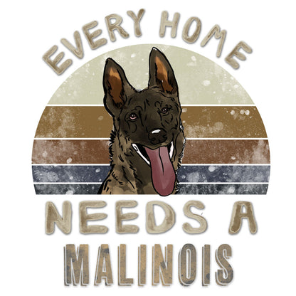 Every Home Needs a Belgian Malinois - Women's V-Neck T-Shirt