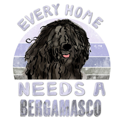Every Home Needs a Bergamasco Sheepdog - Women's V-Neck T-Shirt